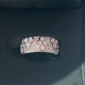 Moissanite Fire Band Ring size 6